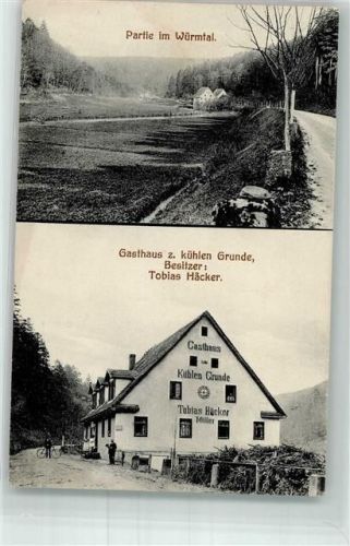 Tiefenbronn Im Würmtal Gasthaus z. kühlen Grunde Fahrrad Ort lt. Recherche