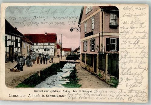Asbach 1904 Gasthaus zum goldenen Anker Kinder