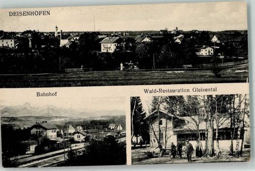 Deisenhofen Bahnhof Wald-Gasthaus Gleisental Fahrräder