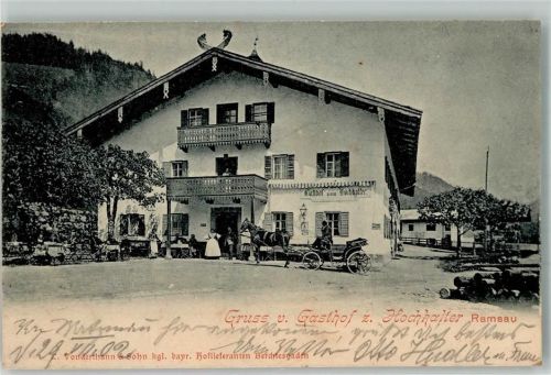 Ramsau 1902 Gasthaus zum Hochkalter