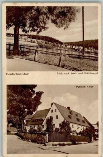 Deutschneudorf Pension Kluge Wolf- und Mühltempel
