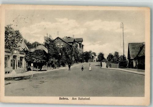Bebra 1917 Am Bahnhof Zigarrenladen