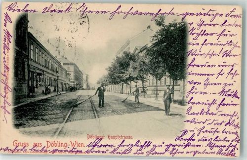 1190 Wien 19. Bezirk, Döbling 1900 - Döblinger Hauptstraße