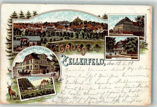 Clausthal-Zellerfeld Bergapotheke Hotel Deutsches Haus Landratsamt Amtsgericht