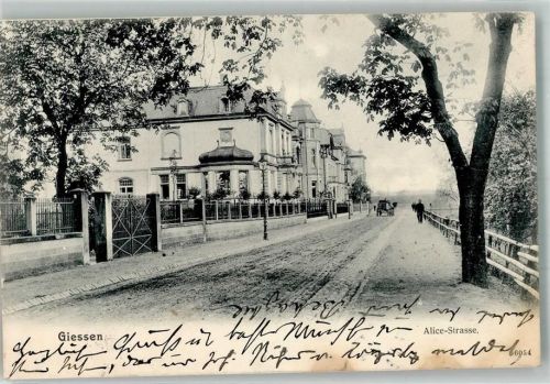 Gießen 1906 Alice-Straße Villen