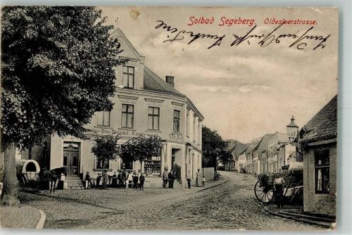 Bad Segeberg 1908 Oldesberstraße Glas-, Porzellan- und Steinguthandlung Kühl