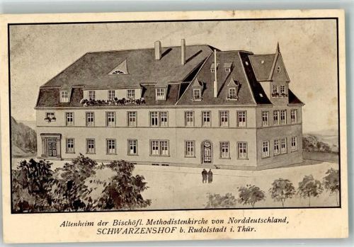 Schwarzenshof 1926 Altenheim der Bischöfl. Methodistenkirche