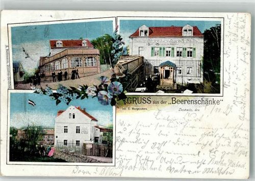 Loschwitz 1899 Gasthaus Beerenschänke