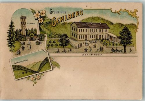 Gehlberg Bettelmannskopf Schneekopf Gasthaus zum Hirschen