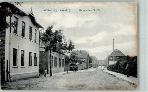 Wittenburg 1924 Rennbahn-Straße