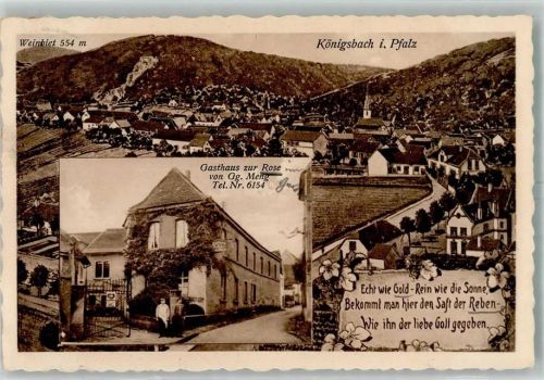 Königsbach Gasthaus zur Rose Weinbiet Vers