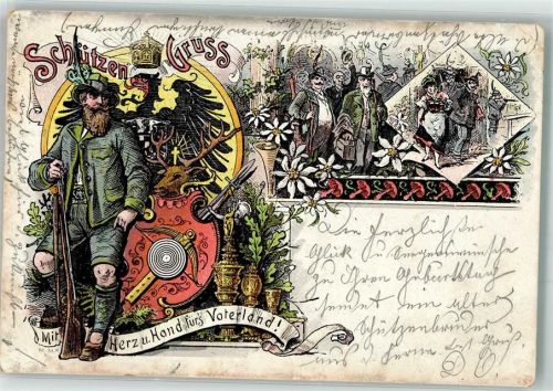 Oranienburg 1902 Gruss vom Schütze