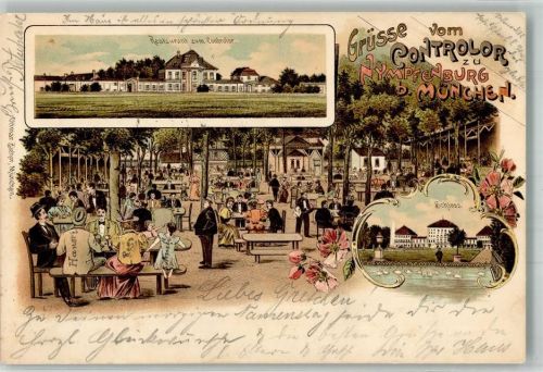 Nymphenburg 1900 Gasthaus zum Contolor Schloss
