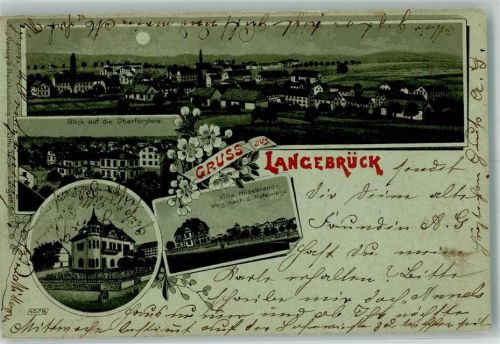 Langebrück 1900 Villa Hildebrand Oberförstei Gasthaus Hennig
