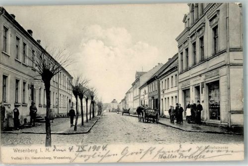 Wesenberg 1904 Mittelstraße