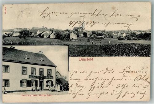 Binsfeld 1910 Handlung Herres Sohn
