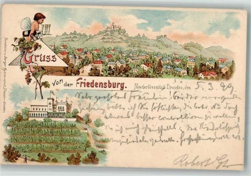 Niederlössnitz 1899 Friedensburg