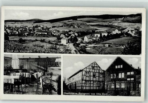 Kirchheim Gasthaus-Metzgerei Otto Eydt Gastraum