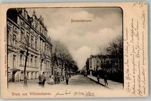Wilhelmshaven 1900 Bismarckstraße