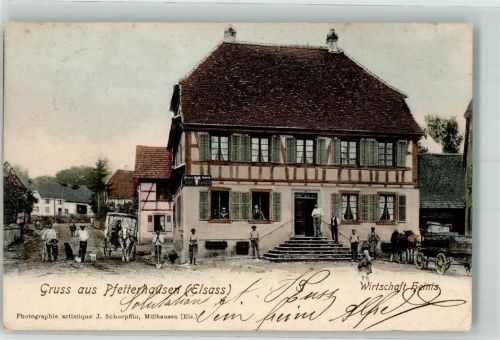Pfetterhouse 1904 Gasthaus Heinis