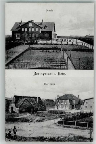 Beringstedt 1914 Hof Ruge Schulhaus