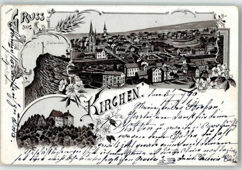Kirchen 1899 Druidenstein Burg Freusburg