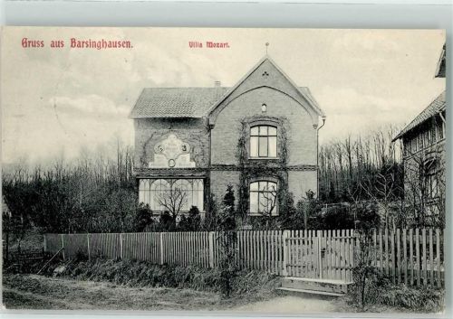 Barsinghausen 1905 Villa Mozart seltene AK