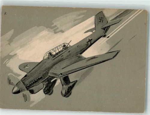 Stuka Junkers Ju 87 im Angriff