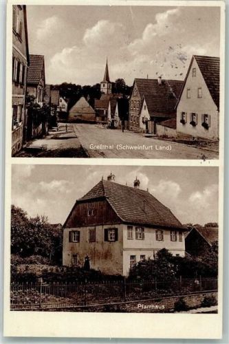 Greßthal Posthilfstelle Greßthal Dorfstraße Pfarrhaus