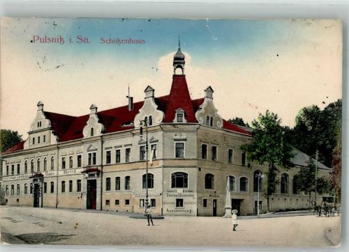 Pulsnitz 1914 Gasthaus Schützenhaus Tunnel-Schänke