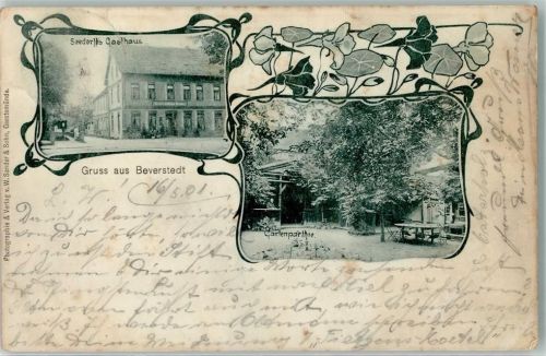 27616 W2855 Beverstedt 1901 - Gasthaus Saedorf Garten