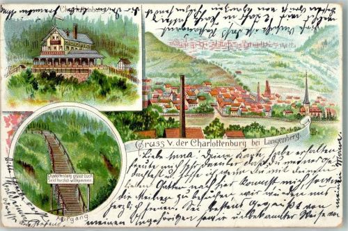 Langenberg 1902 Charlottenburg Treppenaufgang