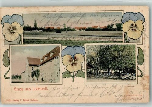 Löbstedt 1904 Gartenwirtschaft