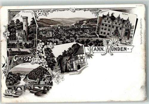 Hann. Münden Vorläufer Rathaus Weserblick Tillyschanze