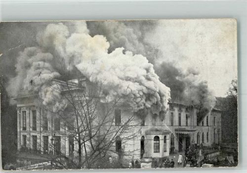 Meiningen 1908 Hoftheaterbrand in Meiningen 5. März 1908