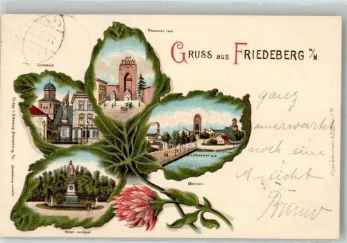Friedeberg Neumark 1900 Denkmal Germania Kaiser-Denkmal Driesener Tor Obersee Lithographie