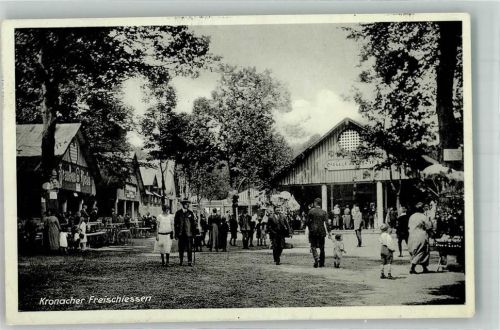 Kronach 1933 Volksfest Kronacher Freischiessen 1933 Festgelände