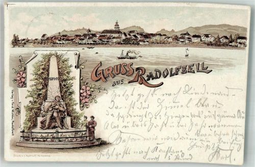 Radolfzell 1900 Bodensee Kriegerdenkmal 1870/71