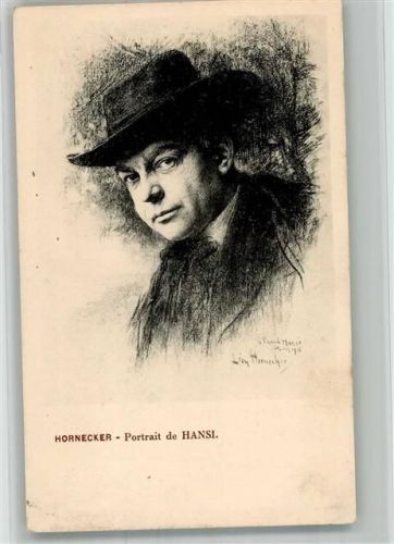 Hornecker Porträt de Hansi Nr. 20 P.J. Gallais Paris Hansi (Waltz) 1920 BOAKC