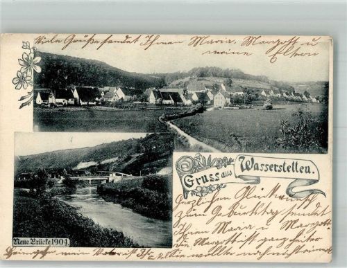 Wasserstetten Neue Brücke 1904