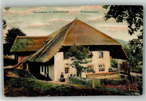 Gersbach 1911 Bauernhaus im Schlechtbach