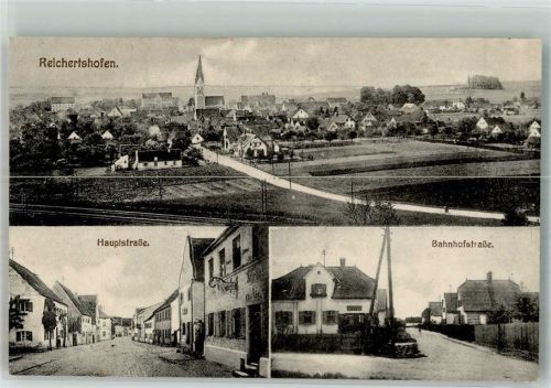 Reichertshofen 1920 Hauptstrasse Bahnhofstrasse
