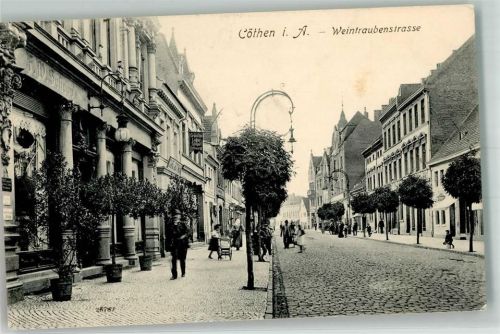 Köthen 1910 Weintraubenstraße