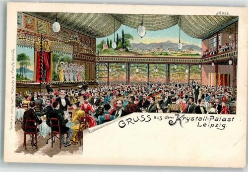 Leipzig 1902 Krystall-Palast Leipzig