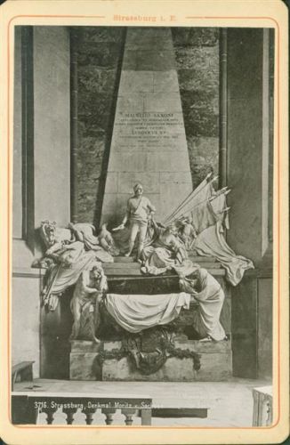 Strasbourg Denkmal Moritz v. Sachsen