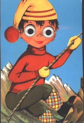 Kinder Augen aus Plastik