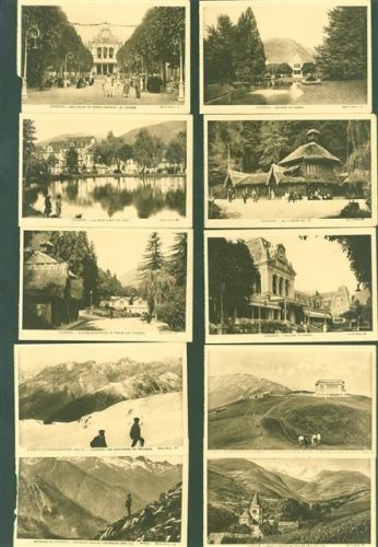 Bagneres-de-Luchon Lot mit 12 AK