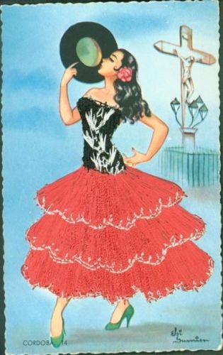 Cordoba Flamenco Tänzerin Nr. 14 echtes Garn