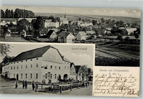 Crispendorf 1913 Gasthaus Weithas