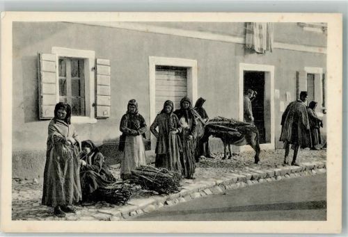Cetinje Esel Holzhändlerinnen Rijeka